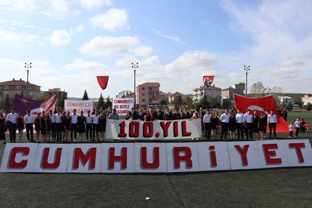 29 Ekim Cumhuriyet Bayramının 100. Yıl Dönümü  İlçemizde Coşkuyla Kutlandı